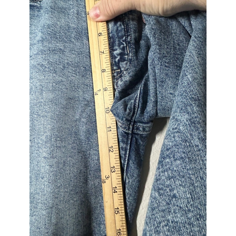 Gap Denim Womens 10/30 High Rise Vintage Slim Blue Jeans Distressed Stretch - Picture 9 of 12